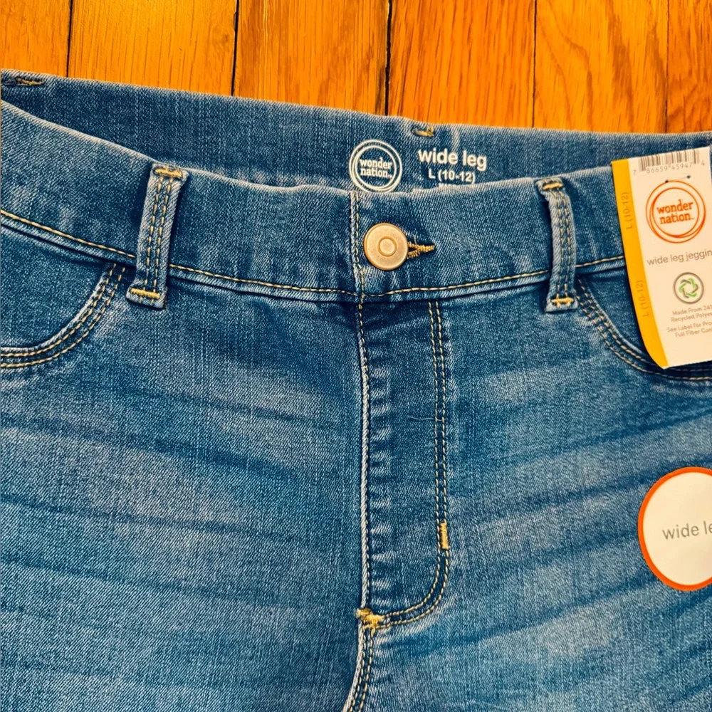 Girls L(10-12) Jeggings Denim Pull-On Jeans